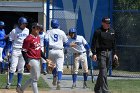 Baseball vs MIT  Wheaton College Baseball vs MIT in the  NEWMAC Championship game. - (Photo by Keith Nordstrom) : Wheaton, baseball, NEWMAC